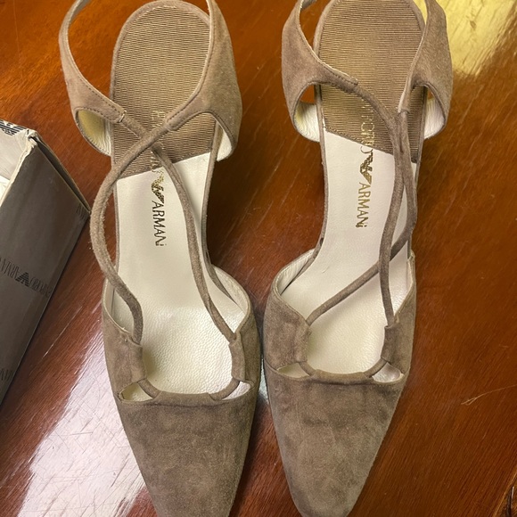 Giorgio Armani Shoes - Armani suede shoe